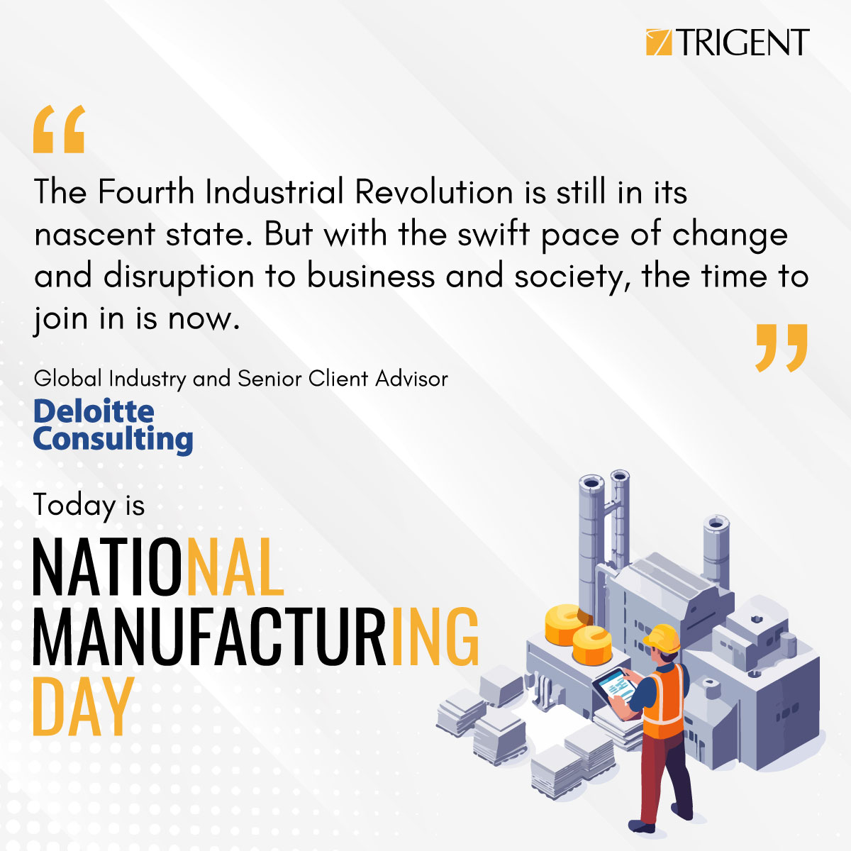 Happy National Manufacturing Day! We're proud to support U.S. manufacturers with smart tech solutions that drive innovation, efficiency, and growth.

hubs.ly/Q02S7Hbc0

#NationalManufacturingDay #SmartManufacturing  #Industry40