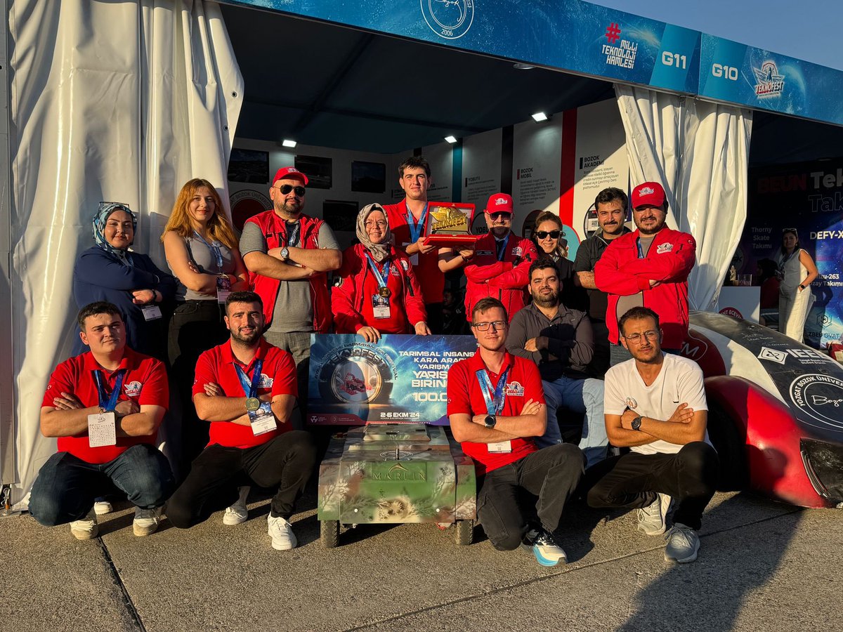 Üniversitemiz tarafından yürütülen proje TEKNOFEST 2024'te “Tarımsal  İnsansız Kara Aracı” kategorisinde Türkiye 1.’si oldu.