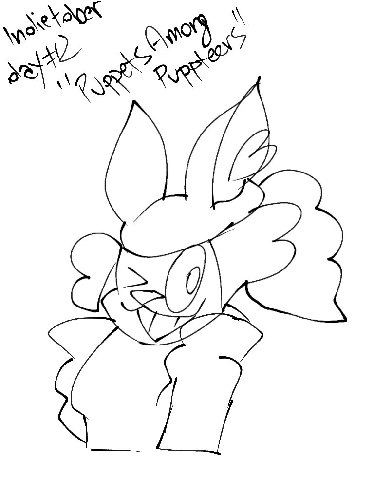 #Indietober 
day 2 #PuppetsAmongPuppeteers 
by <a href="/PAPOffical/">Puppets Amongst Puppeteers</a> 
#sketch