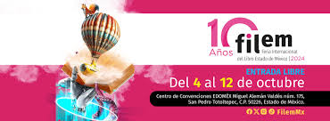 📖🌈"Imaginar es poder". Ya empezó la fiesta del libro en #Filem2024, y <a href="/UniRadio997FM/">UniRadio</a> está presente.
Mantente atent@ a los eventos que este festival tiene para ti y recuerda que habrá varios puntos de salida en Toluca para trasladarte de manera gratuita a la sede 🚌.
#VaConmigo