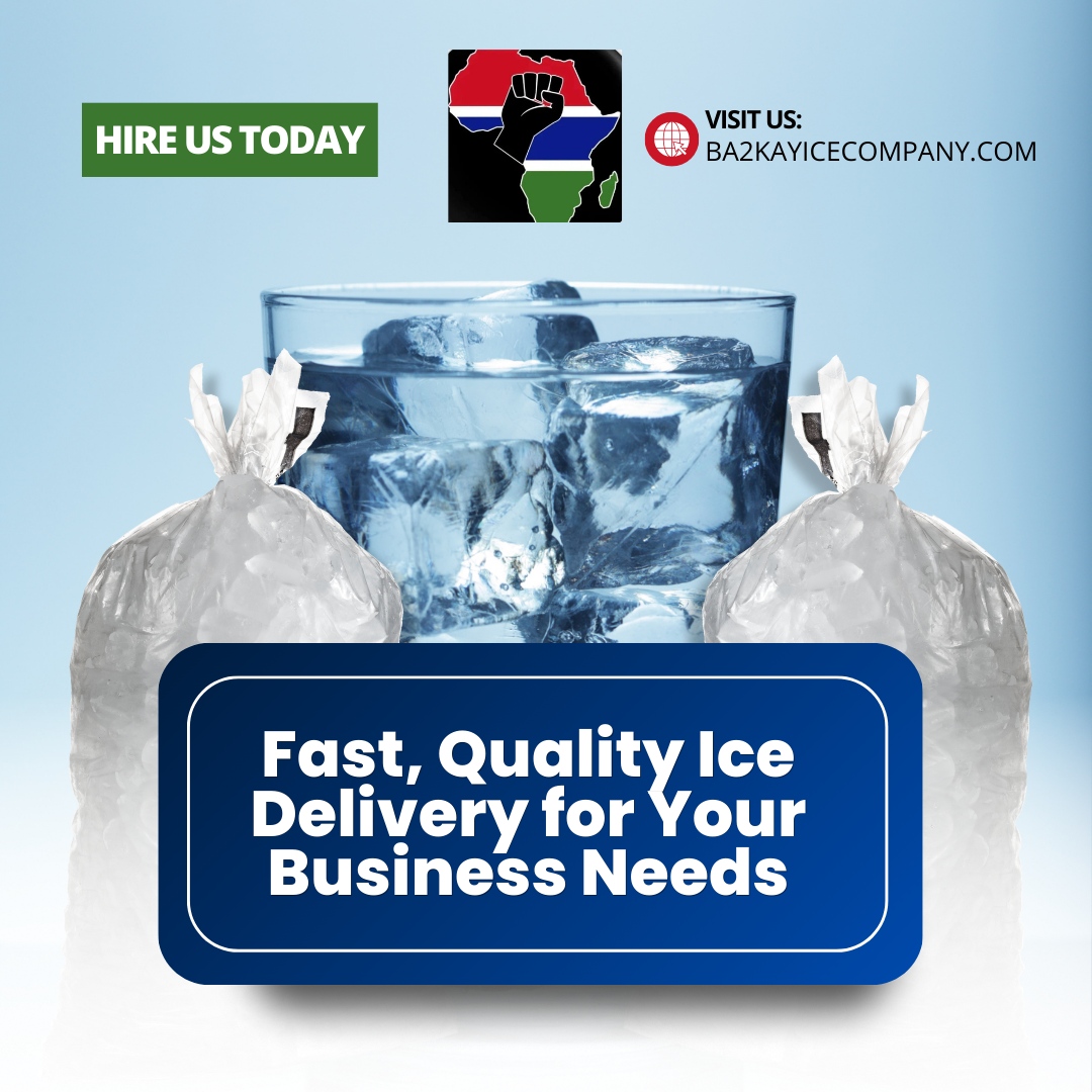 Ba2kayiceC's tweet image. Running a business is hard enough—let us handle the ice! 🧊

Fast, quality delivery to keep your drinks and operations cool. Hire us today and chill while we take care of the rest! 

🌐 ba2kayicecompany.com
📧 Williewilson@ba2kayicecompany.com

#Gambia #IceBag #WestAfrica