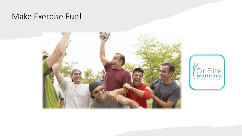 OnSite_Wellness's tweet image. Exercise can be a fun way to spend some time with your family and friends. It can be a fun social setting, so take a dance class, hit the hiking trails, or join a soccer team. Find something you enjoy, and do it! 
#OnSiteWellnessLLC #CorporateWellness #FunExercise #Socialize