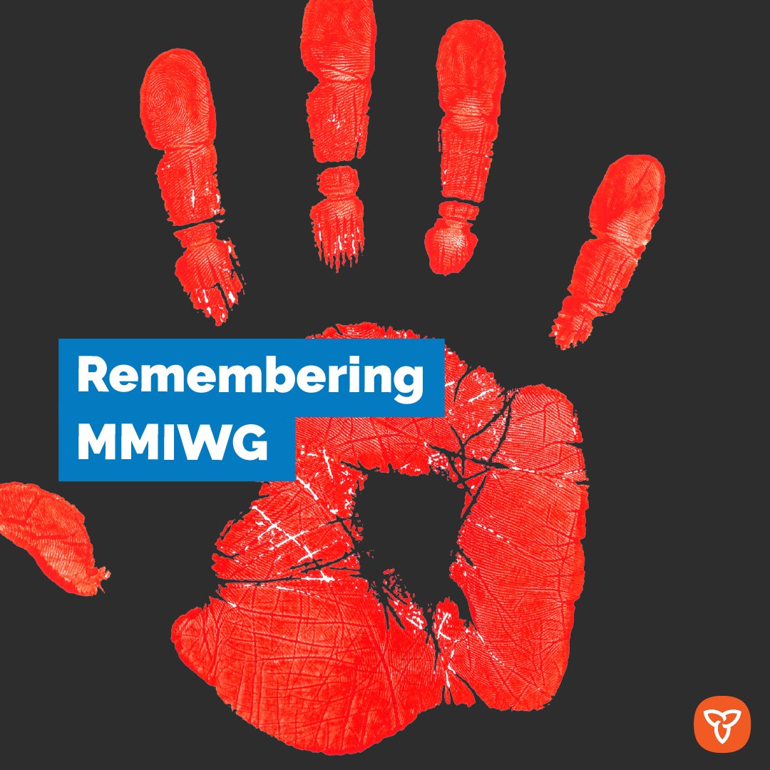 Today is National Day of Action for Missing and Murdered Indigenous Women and Girls. We remember the lives of the victims, survivors, and loved ones impacted by this tragic and ongoing violence. Indigenous peoples can find supports by visiting: ontario.ca/page/support-i…