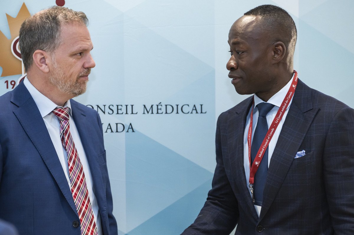 kwadwo777's tweet photo. Had the chance to meet Minister Holland in Ottawa at the Medical Council of Canada event. It was exciting to hear the focus on prevention and proactive care. This is where we need to go in healthcare—address issues early before they end up in the ICU. Chronic disease and poor outcomes often result from neglecting proactive health measures.

We need to get our kids active, prioritize mental health, and role model these behaviors as adults. Prevention might require an upfront investment, but it’s the key to saving lives and money in the long run.

This is why I’m so active on social media—sharing tools to help people avoid the ICU. Let’s build this momentum together! Prevention over prescription. #Healthcare #Prevention #PreventionOverPrescription