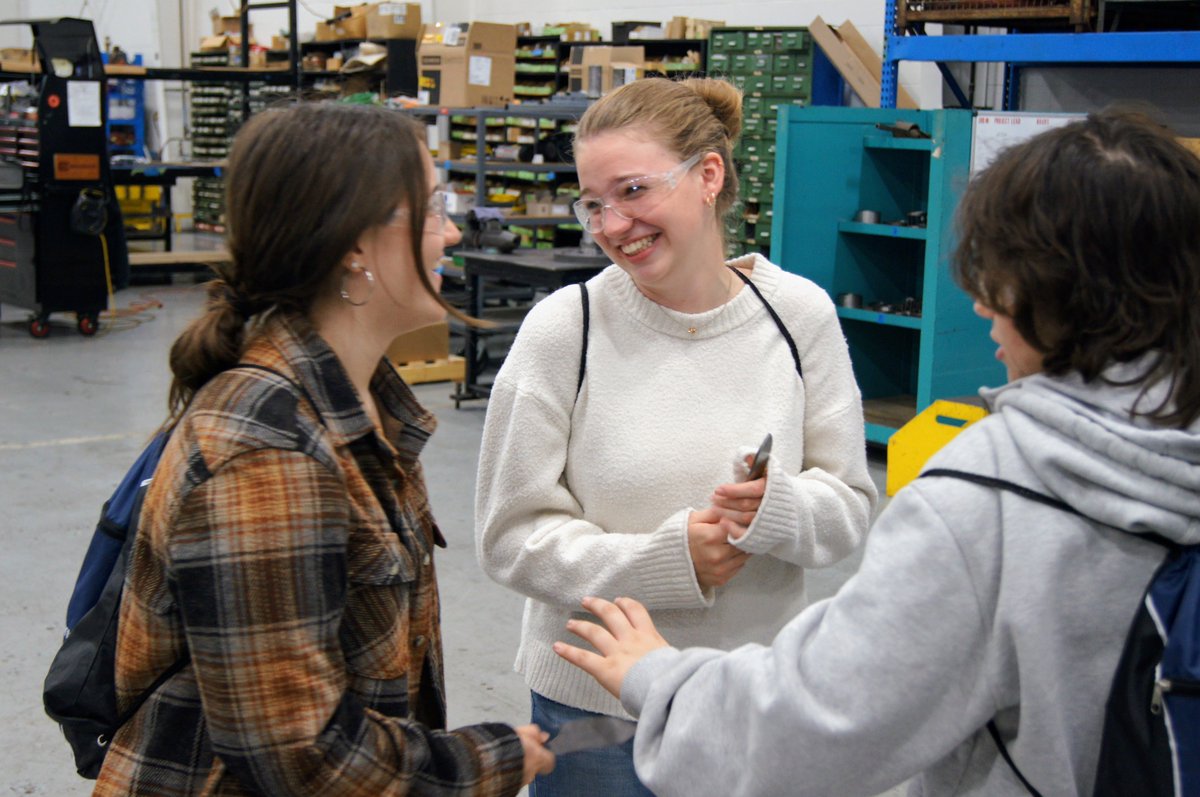cbmachinery's tweet photo. Huge thanks to all the organizers of #MFGDay24 for giving us the opportunity to host a group of amazing high school students and teachers! It was inspiring to see their enthusiasm for manufacturing and to share our passion for machine building. https://t.co/a0MHeTqoq7