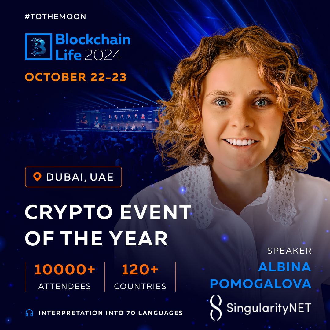 We are pleased to announce that our Head of Blockchain Development, Albina  Pomogalova, will speak at the Blockchain Life Forum 2024, set to take place  from October 22-23 in Dubai. Visit @BlLife_Forum