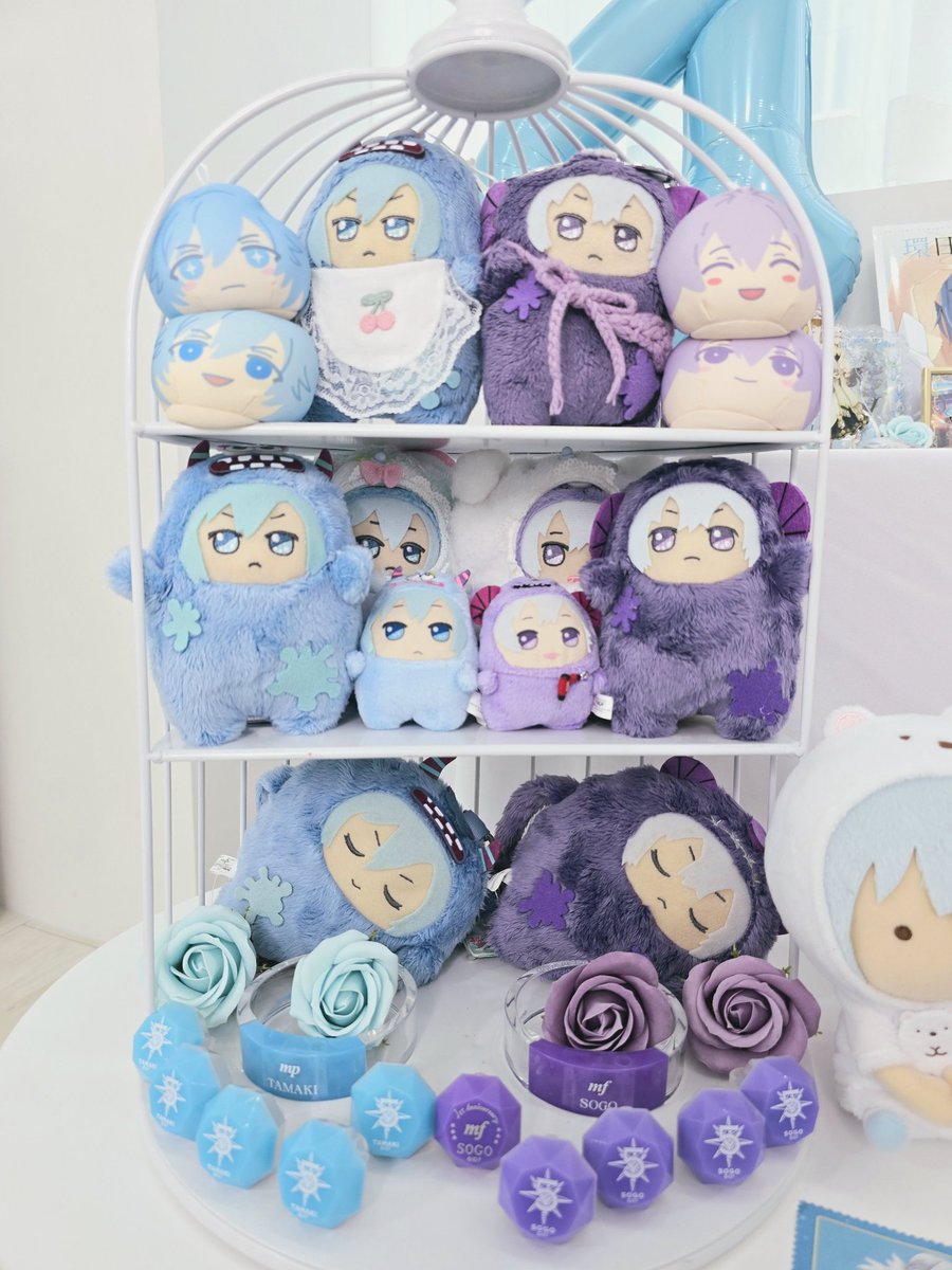 멧조 데뷔일 기념 가지고 있던 타마키랑 소고 굿즈 찍었던 사진을 🩵💜