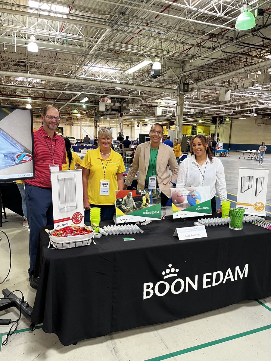 Did you know today is #ManufacturingDay? We enjoyed seeing #HarnettCountyNC’s own <a href="/BoonEdamUSA/">Boon Edam Inc. USA</a> &amp; Morgan Advanced Materials at <a href="/iamcccc/">CCCC</a>’s E. Eugene Moore Biotech &amp; Manufacturing Solutions Center for their 2024 event.

Learn more about our key industries ➡️ bit.ly/3BzKPsT