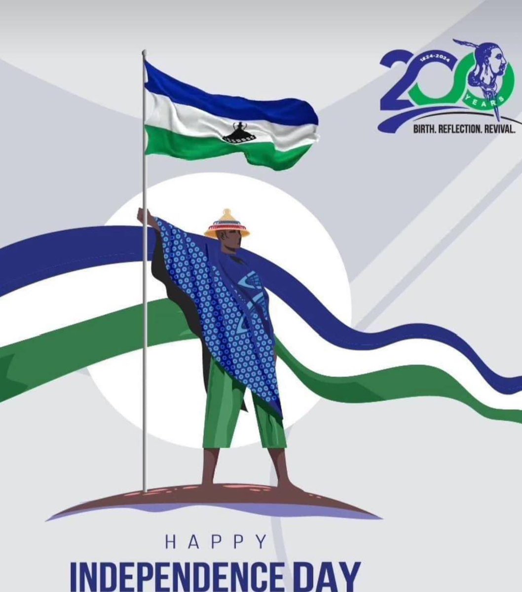 Today, as a proud Mosotho, I celebrate our independence and the resilience of our people. Let’s honor our heritage and strive for a brighter future together. Happy Independence Day, Lesotho! #LesothoIndependenceDay #ProudMosotho