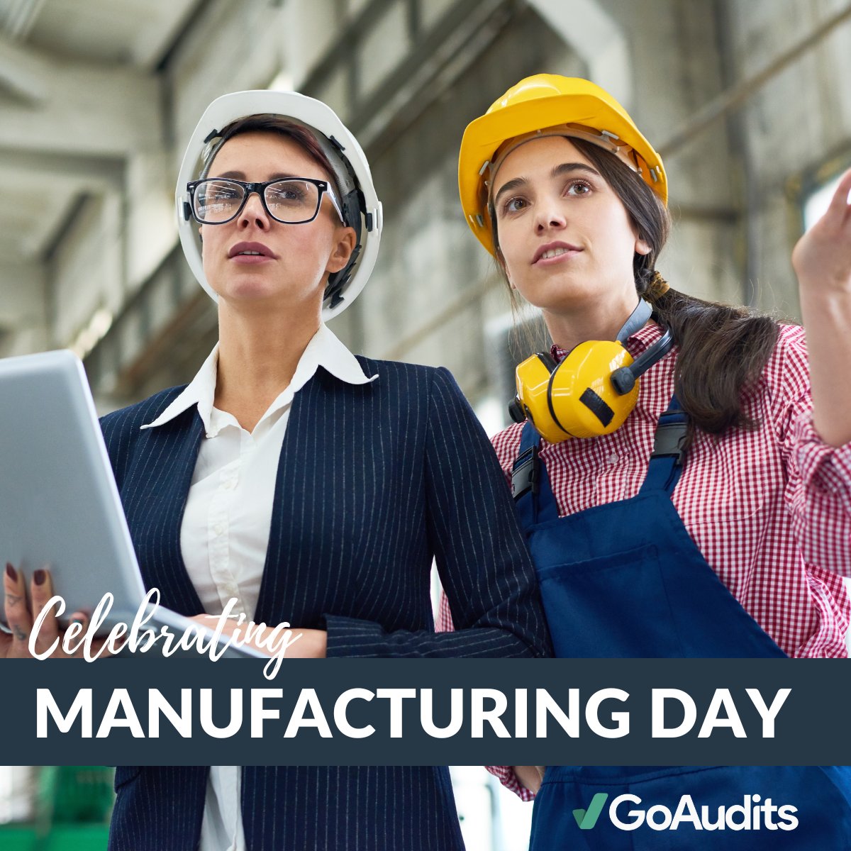 goaudits's tweet image. Happy Manufacturing Day from all of us at #GoAudits! 🎉

At #GoAudits, we’re proud to support #manufacturing teams by making their #operations safer, more efficient, and less reliant on manual paperwork. 📋

#GoAudits #manufacturingday #Safetyfirst #audits