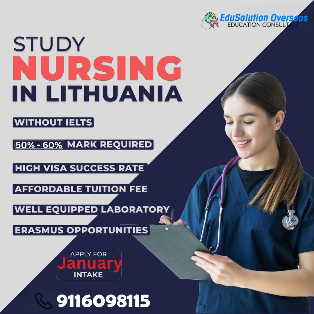 EdusolutionO's tweet photo. 🌍 Dream of studying nursing in Europe? Start your journey in Lithuania! 🇱🇹

Why Lithuania for nursing?

#NursingAbroad #StudyNursingInEurope #NursingInLithuania #EduSolutionOverseas #StudyInEurope #NursingCareer #StudyAbroad2024 #StudyWithoutIELTS #ErasmusOpportunities https://t.co/w782yk6JEc
