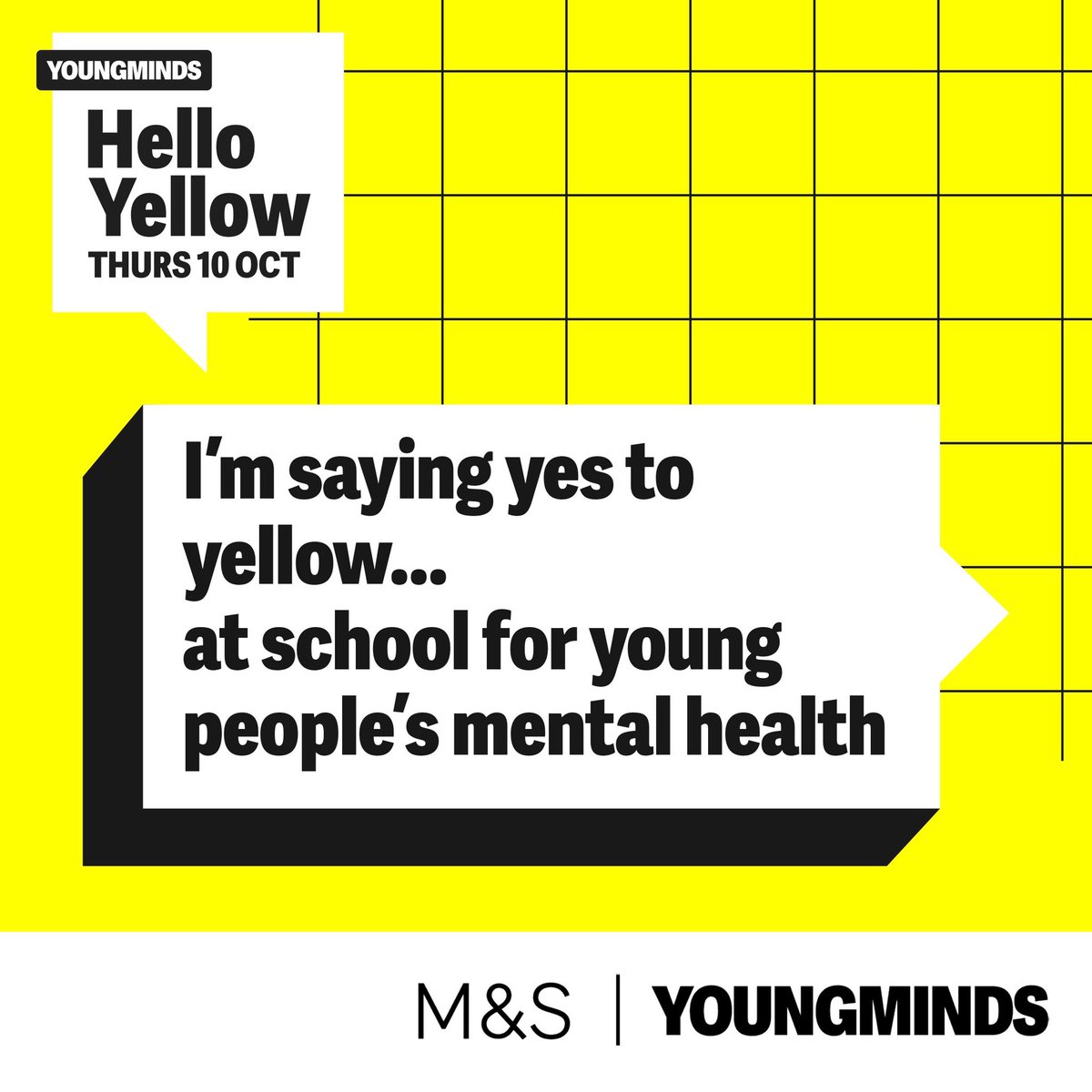 We are supporting <a href="/YoungMindsUK/">YoungMinds</a>  Hello Yellow day on Thursday 10th October.  We ask all pupils to wear something or everything yellow to help show support for for young people's mental health. Our Wellbeing Champions look forward to leading the day starting with an assembly 💛