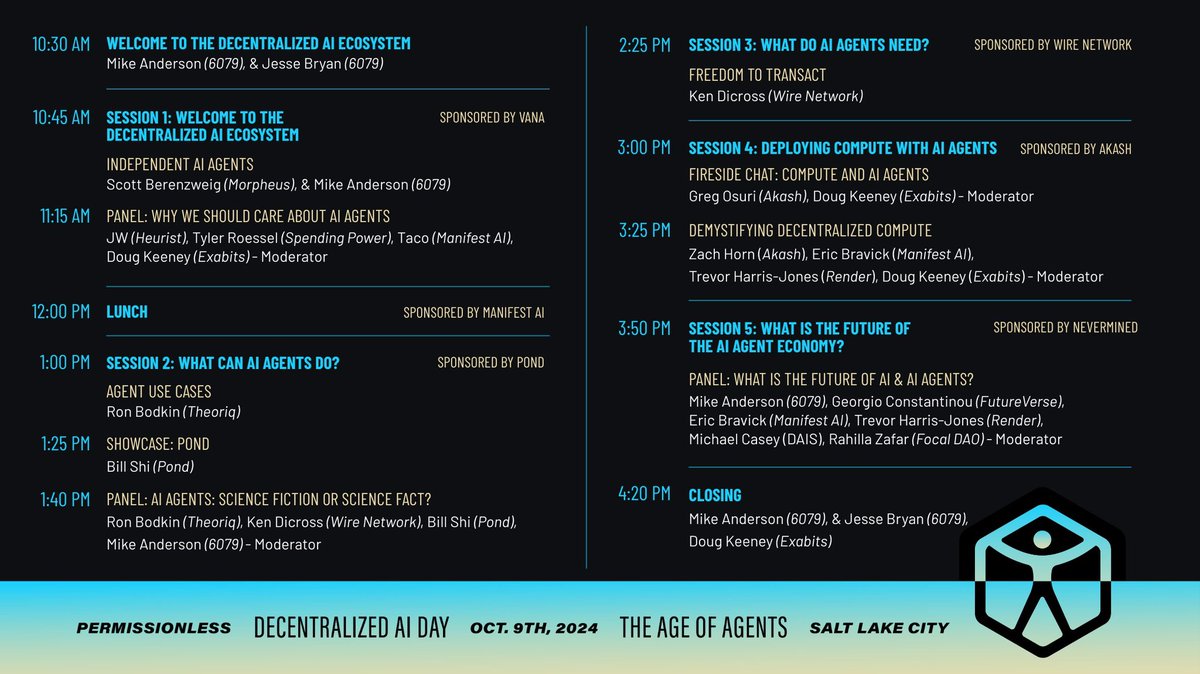 Ready for DeAI Day next week?

Here is the official agenda for the day, which will include presentations and discussions with some of the best minds in decentralized Ai!

Which session are you excited for?