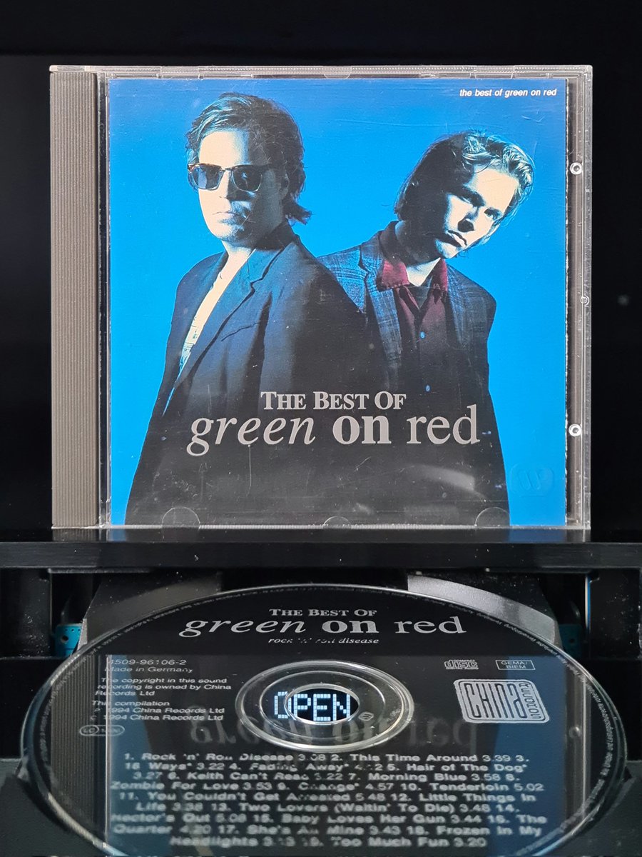 AlbumAlmanac's tweet image. 🗓️ 30th anniversary! (October 4, 1994)
💿 Green On Red - The Best of
🎶 Your cowboy life we know is a lie/ You could'nt get arrested if you tried
#GreenOnRed