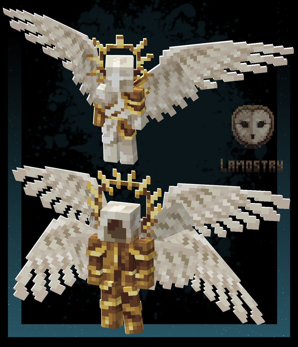 The embodiments of light and divinity are angels #Minecraft #mcmodel # ...
