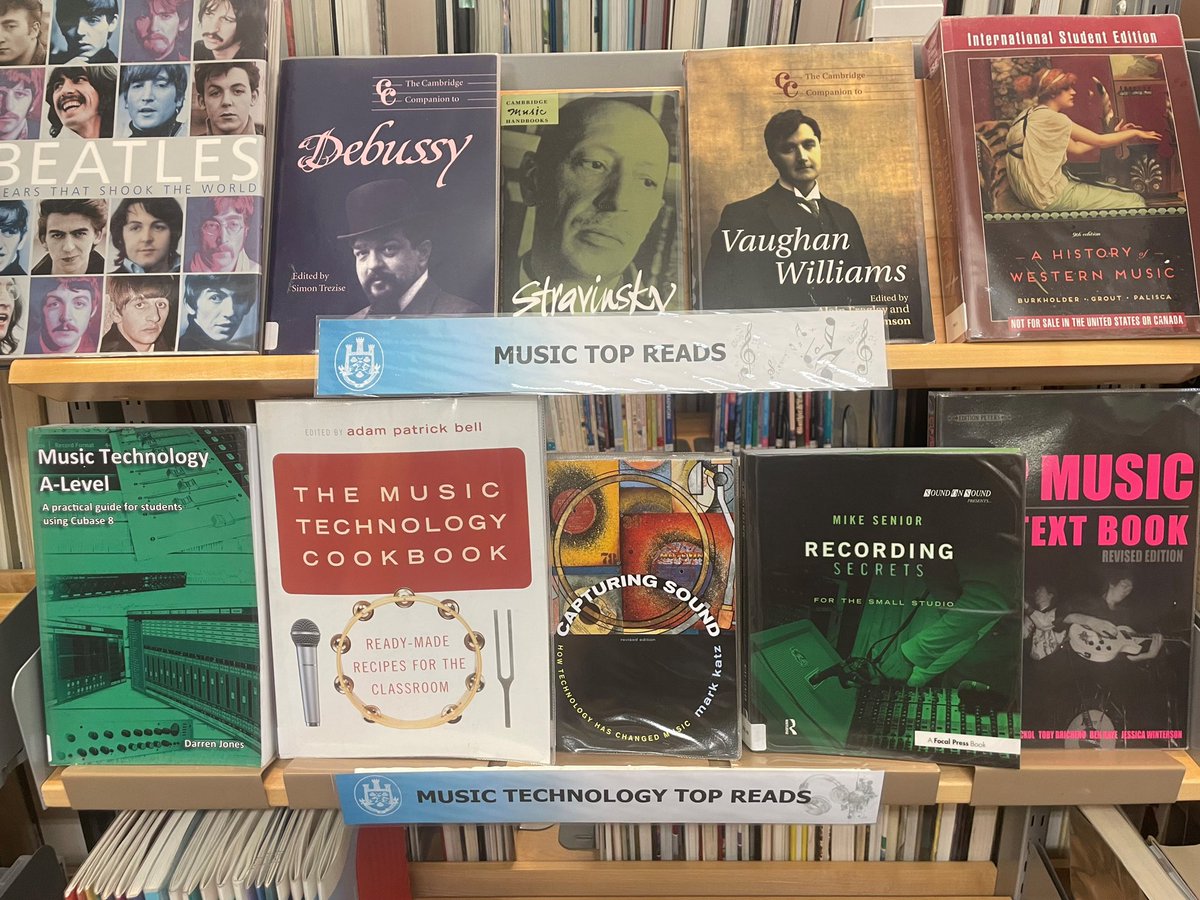 #topreads for <a href="/thomashardye/">Thomas Hardye School</a> music students. Where to begin with your wider reading? 
All books available in the Library.
<a href="/THSsixthform/">Thomas Hardye Sixth Form</a>