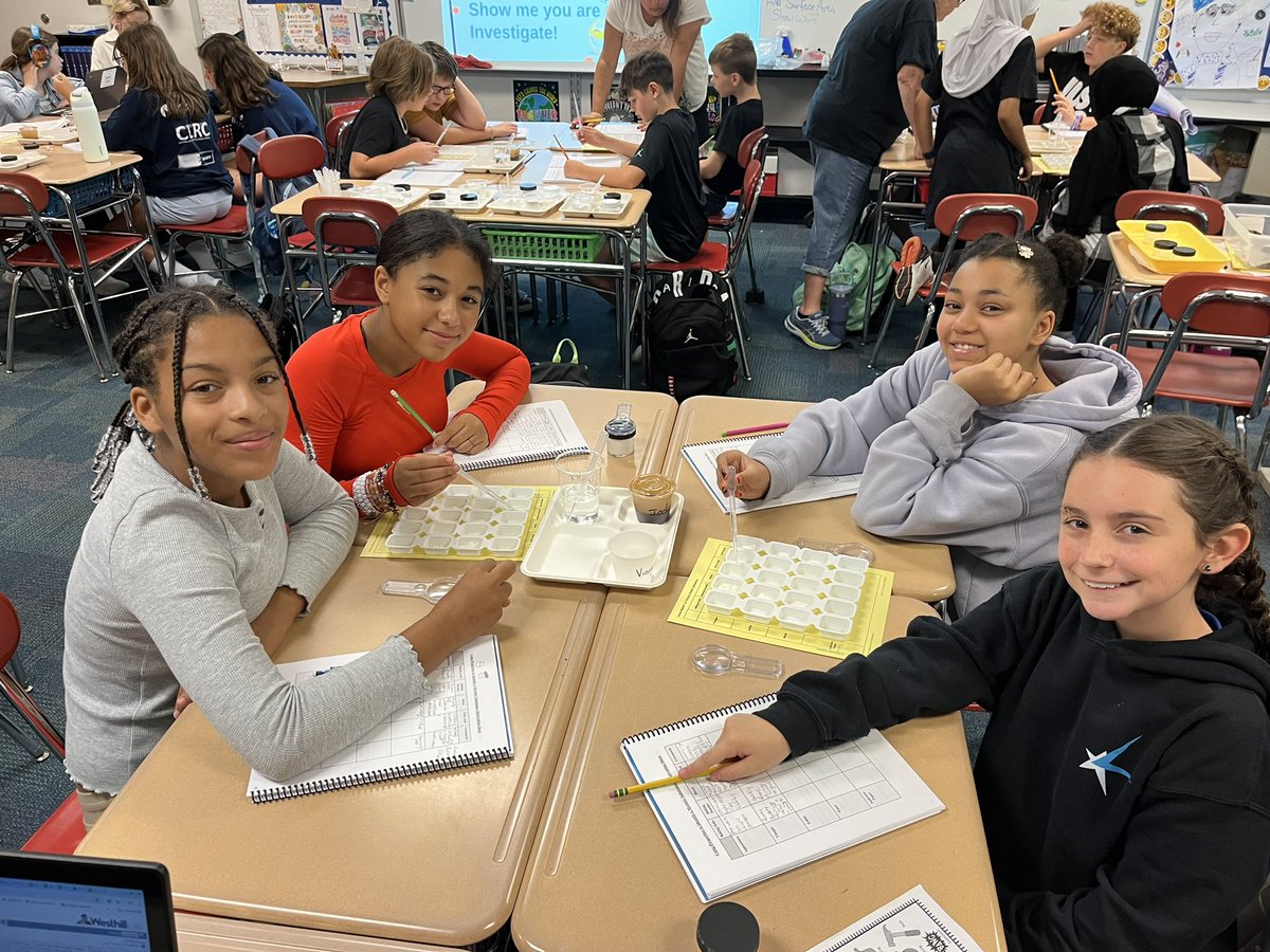 Meaghan Stanton (@stantonm315) on Twitter photo These awesome 6th graders welcomed me into their group for science today. Goal: identify the mystery substance! ππ©π»βπ¬ <a href="/WesthillCSD/">Westhill Schools</a> <a href="/MrsKathrynTa/">Mrs. Kathryn Ta</a> These awesome 6th graders welcomed me into their group for science today. Goal: identify the mystery substance! ππ©π»βπ¬ <a href="/WesthillCSD/">Westhill Schools</a> <a href="/MrsKathrynTa/">Mrs. Kathryn Ta</a>