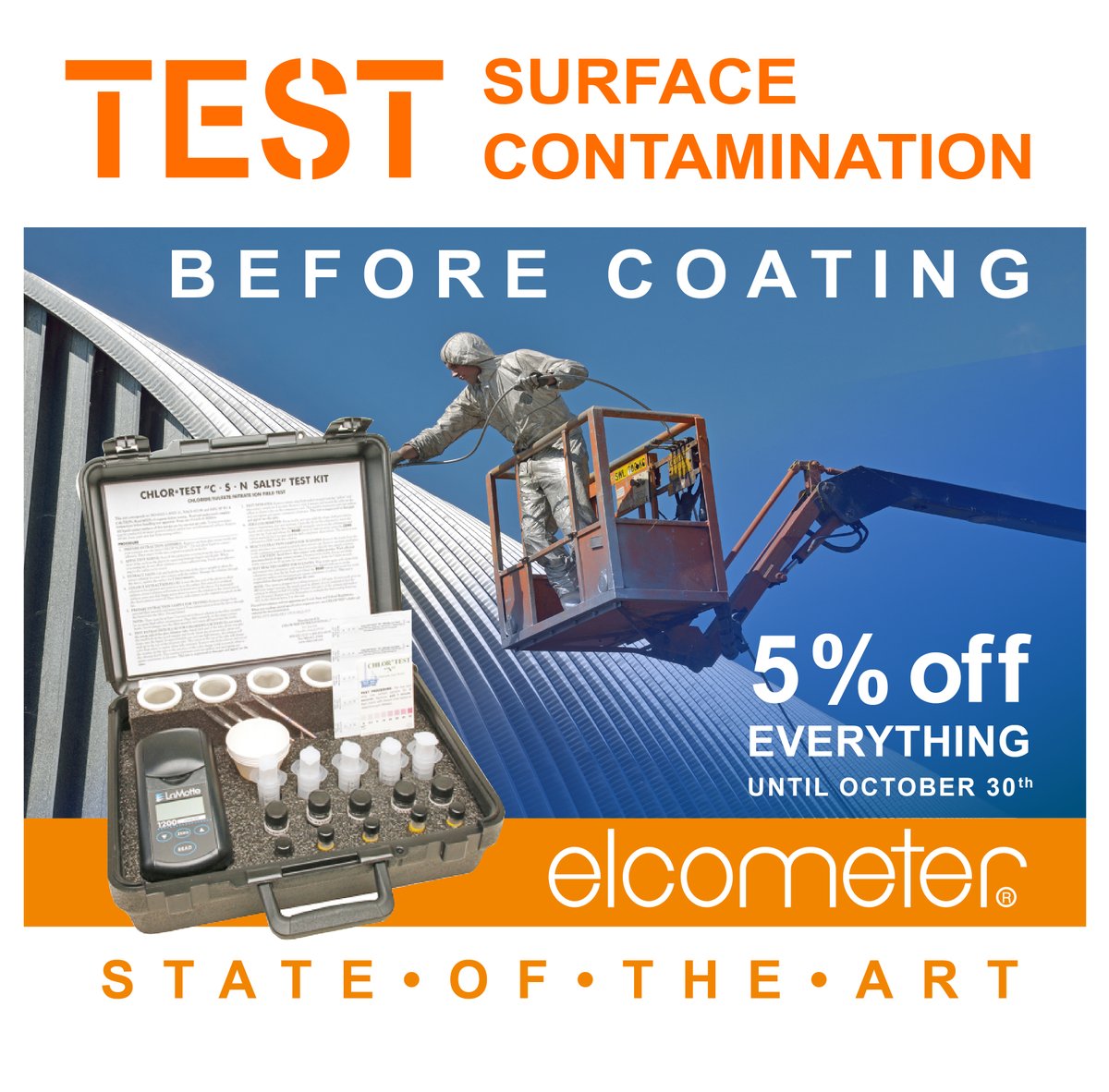 TestCoatings's tweet photo. How to do #SurfaceContamination tests and ensure quality metal coating? Elcometer salt contamination  kits provide a rich variety of solutions for various contaminations.
 https://t.co/qK9pMMVGtX https://t.co/SSKQ18GVSm