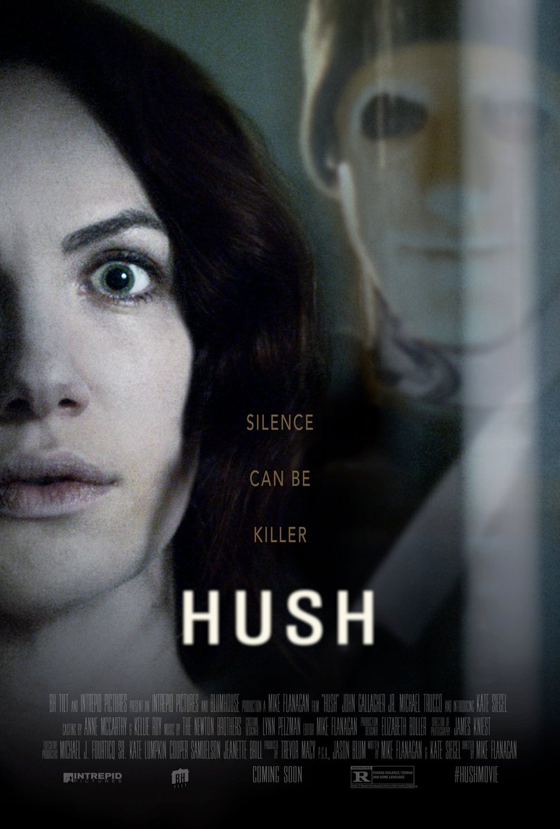 OMG HUSH IS ON SHUDDER! (if someone had handed me a note 20 years ago that said that, I'd've been unable to comprehend it as a sentence) As it is, I'll be re-watching tonight! #spookyseason