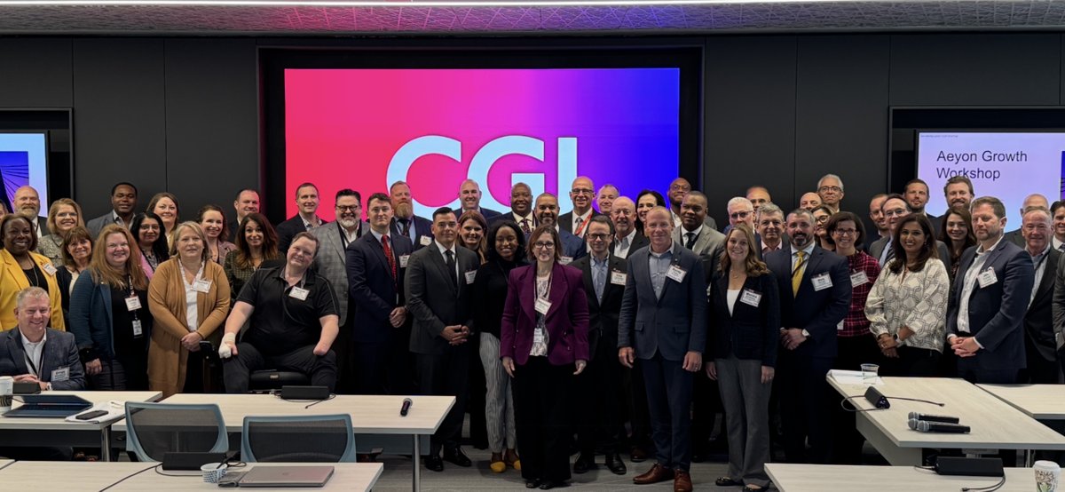 CGI and <a href="/weareaeyon/">Aeyon</a> leaders came together this week to connect, learn, and grow as new colleagues. 

We're excited to embrace the journey ahead as #OneCGI.
 
Learn more about the merger 👉 bit.ly/47XDOhM 👈
 
#WeAreCGI #AI #Data #IntelligentAutomation #Cybersecurity