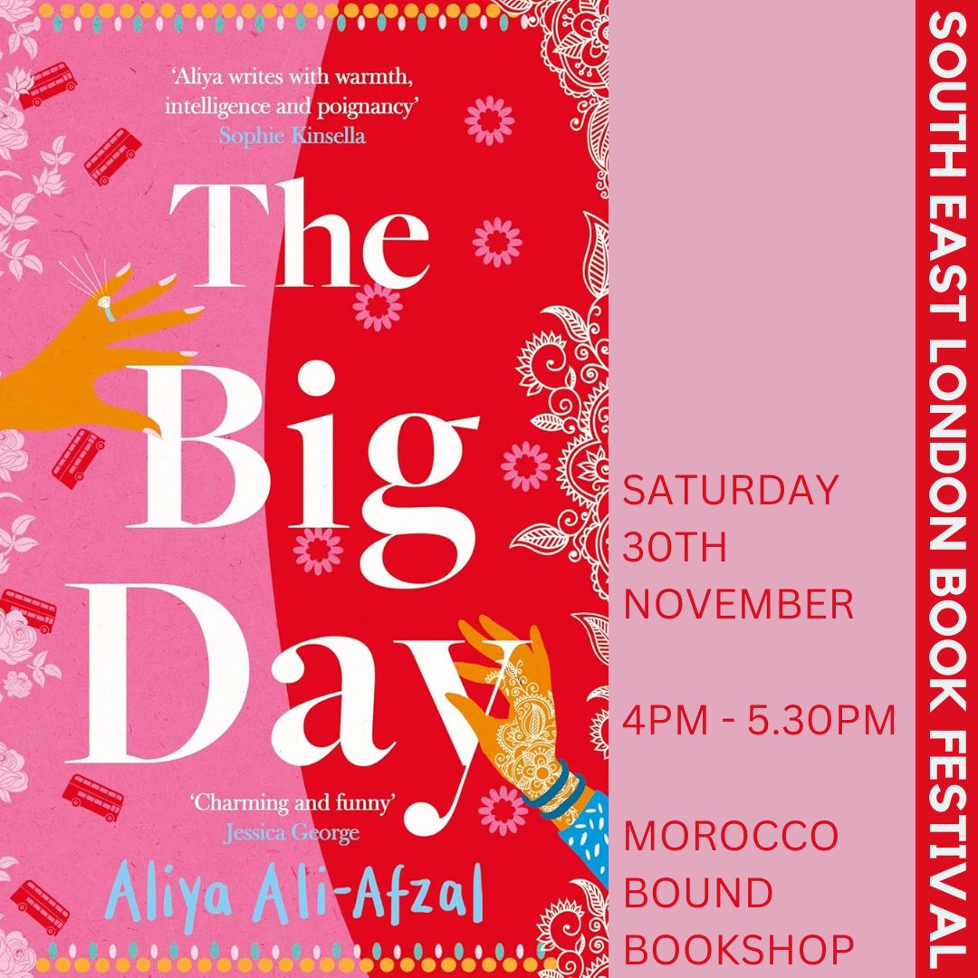 THE SE LONDON BOOKFEST (@selbookfest) on Twitter photo The first 4 @selbookfest events at the wonderful Morocco Bound have now all SOLD OUT! There are still limited FREE tickets available at the other 4 events but please do book ASAP! Full info here: tiny.cc/seltickets cc <a href="/AAAiswriting/">Aliya Ali-Afzal #TheBigDay ๐๐</a> The first 4 @selbookfest events at the wonderful Morocco Bound have now all SOLD OUT! There are still limited FREE tickets available at the other 4 events but please do book ASAP! Full info here: tiny.cc/seltickets cc <a href="/AAAiswriting/">Aliya Ali-Afzal #TheBigDay ๐๐</a>