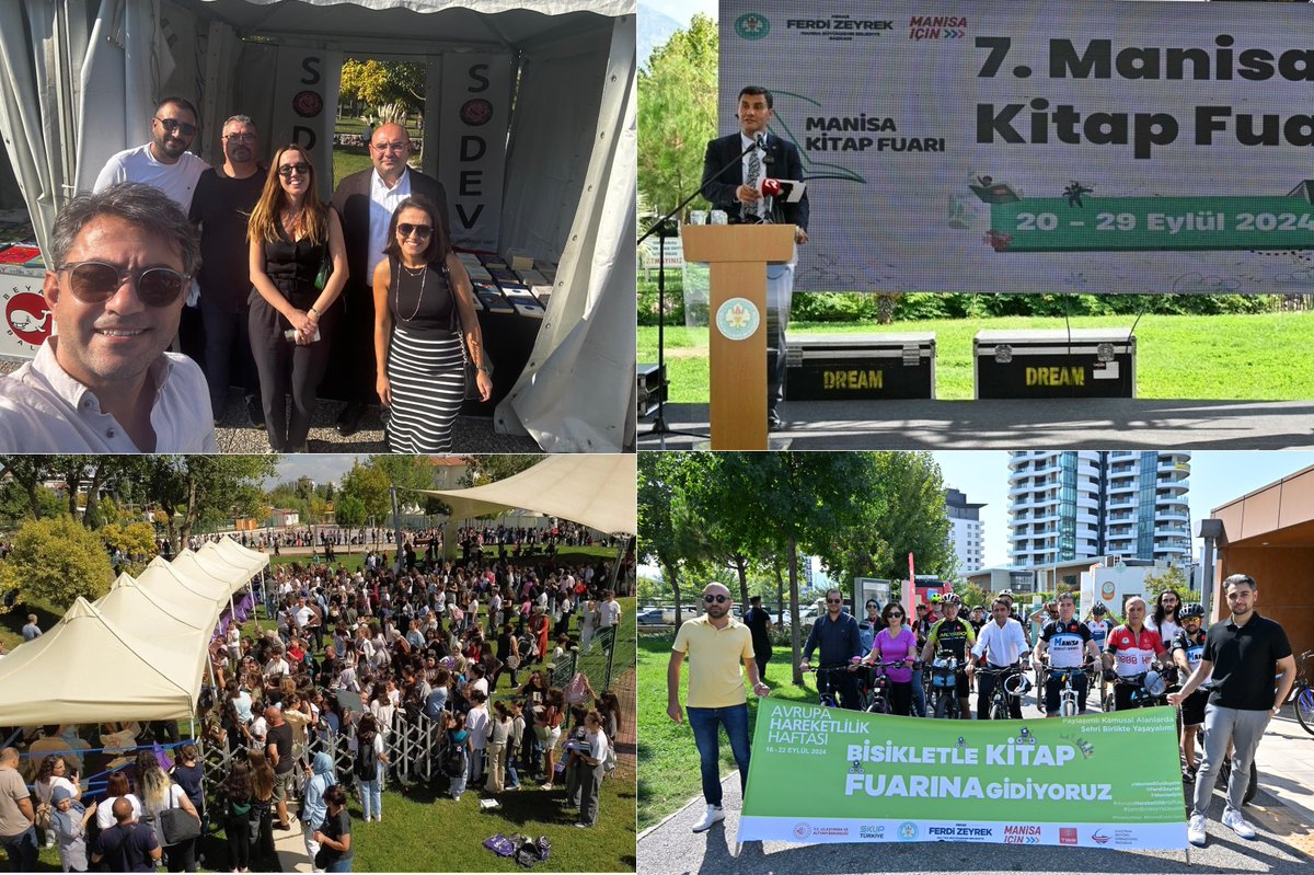 Sosyaldemokrasi's tweet image. SODEV olarak, Manisa Büyükşehir Belediyesi tarafından, Atatürk Kent Parkı’nda bu yıl 7’ncisi düzenlenen Manisa Kitap Fuarı’na kitap standımızla katıldık.