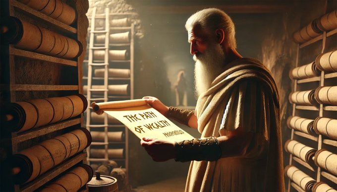 Ancient Spartan Scroll Reveals Path to Wealth