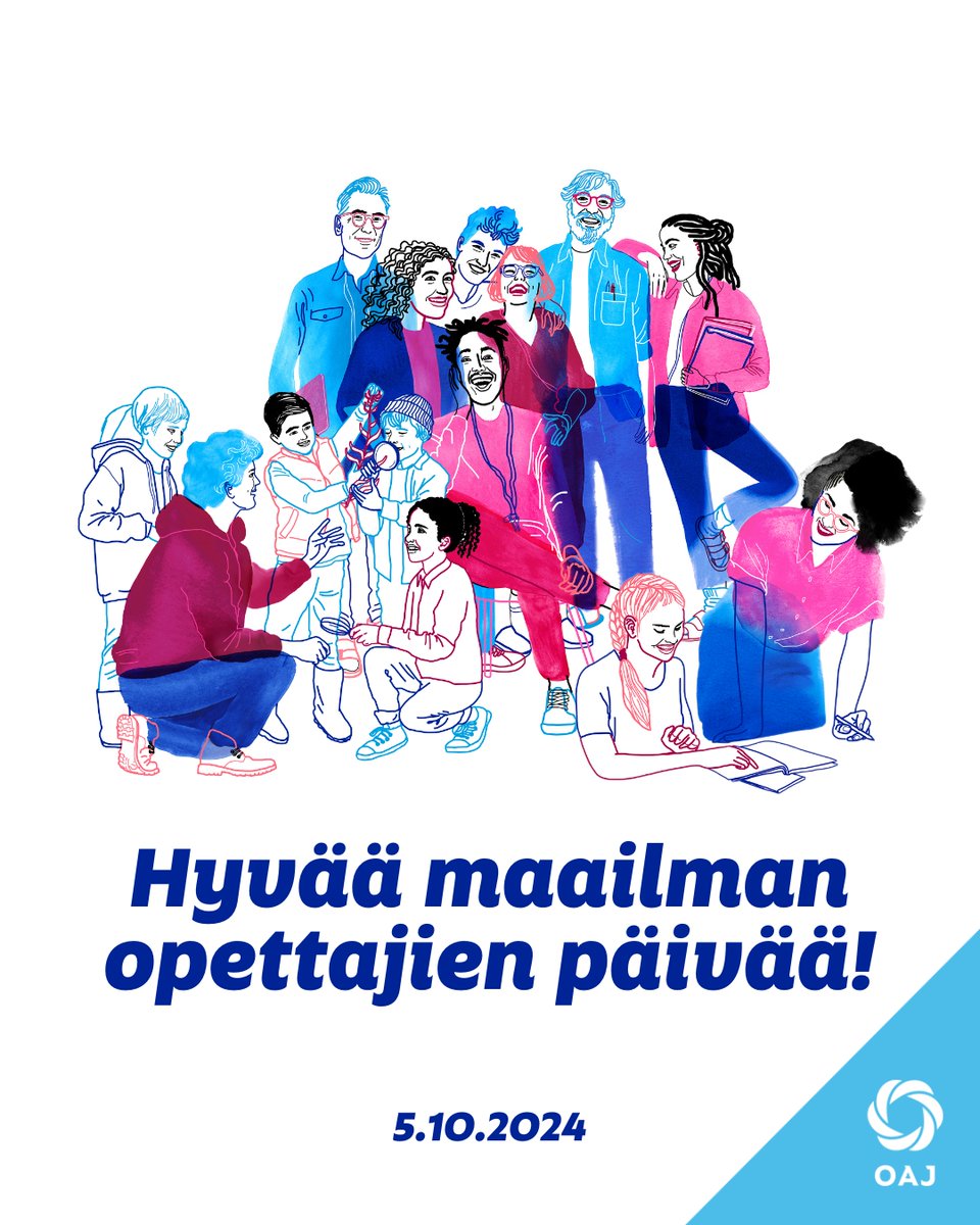 Erinomaista #MaailmanOpettajienPäivää! ❤ Opettajan ammatti on maailman tärkein ja koko yhteiskunnan kannalta valtavan merkityksellinen.
🎉Opettajat ovat menestyksen tekijöitä koko Suomelle. 💐 Osoitetaan siis aitoa arvostusta opettajille, ei vain sanoina, vaan myös tekoina.