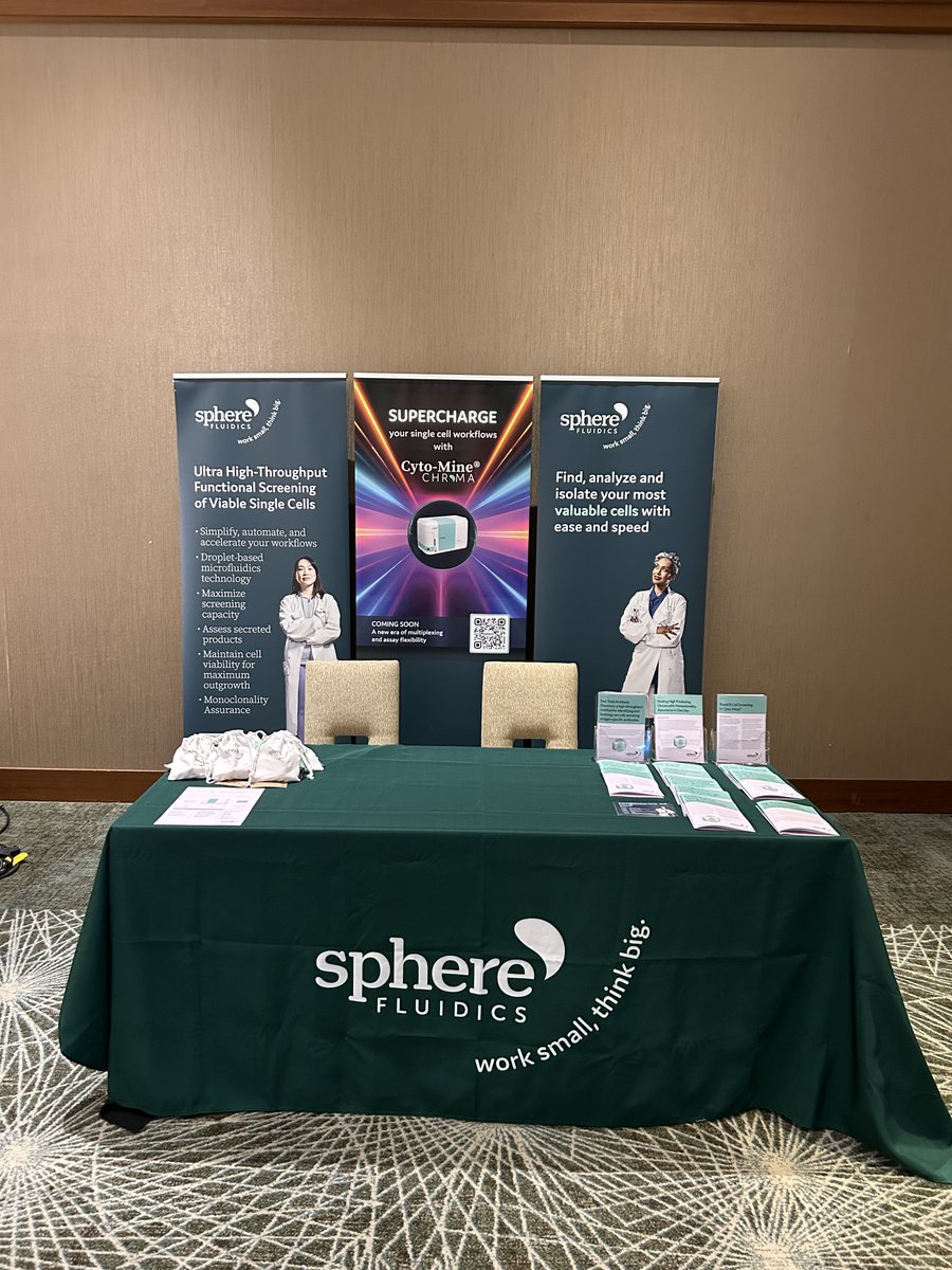 SphereBioLtd's tweet image. 🌟 Good morning from Biologics US 2024! 🌟

We&apos;re excited to kick off the second day of the event! 

📆 Don&apos;t miss the poster presentation TODAY:
11:00 – 12:00 (Pacific Time)
13:15 – 14:15 (Pacific Time)

📍 Booth #14

#BiologicsUS2024 #BiologicsDevelopment #DrugDiscovery
