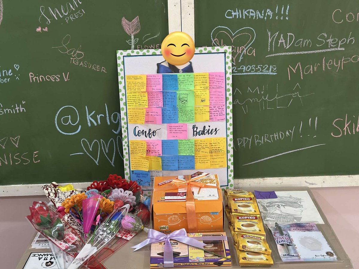 happy teacher's day to our conforMAD ⭐ adviser our mamasaur! ❤️‍🔥