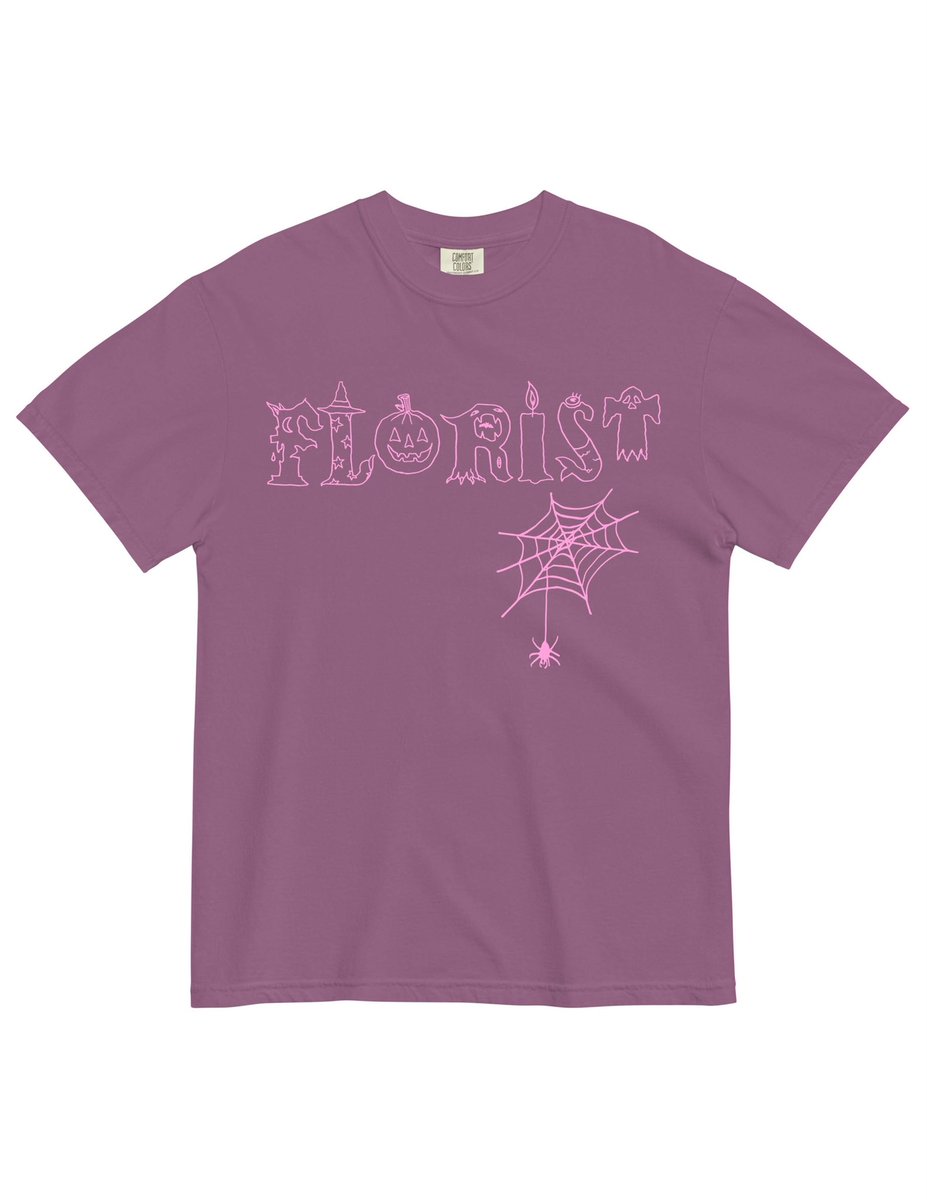 today only on bandcamp! 
happy october 🎃

florist.bandcamp.com/merch/spooky-t…
