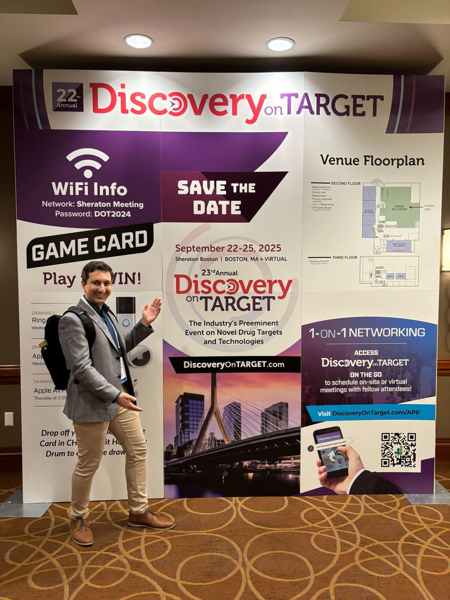That's a wrap on #BostonDOT24! 🙌 Great to connect with other scientists at Discovery on Target 🎯 including <a href="/LifeSensorsInc/">LifeSensors Inc.</a> on their research in total protein degradation (TPD), helping PROTAC researchers measure the ubiquitination of substrates in real time 🤯