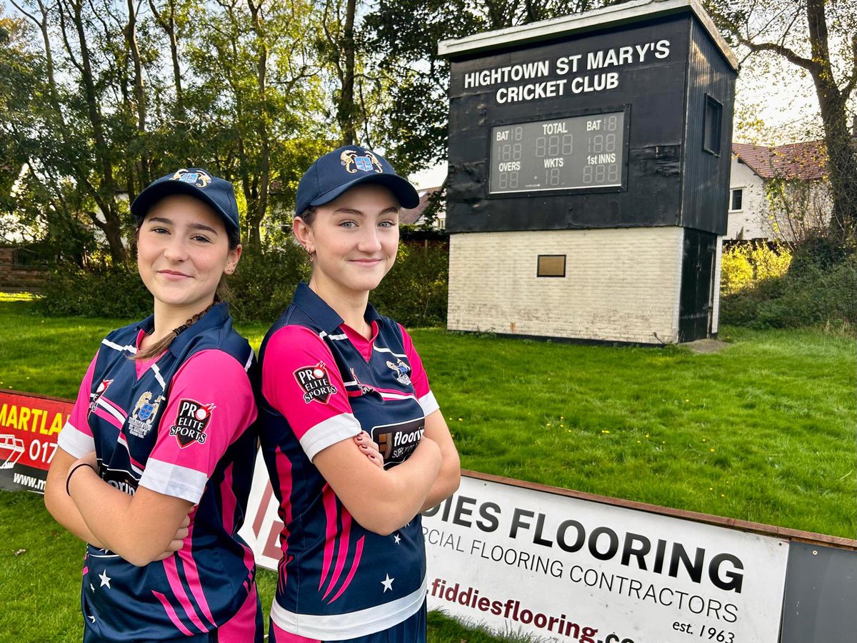 Massive congrats to Eve and Izzy on being selected to train with Lancs u18 and U16s over the winter. Go you 2!! 💪🙌🏏🏏