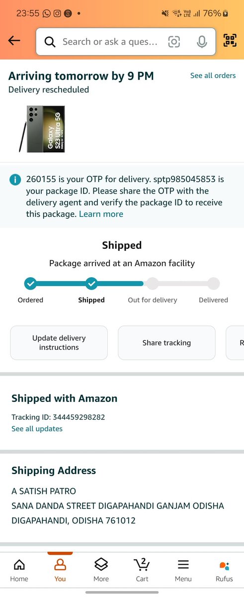 managerrahull13's tweet photo. Great service by @amazonIN. Our delivery didn't even reach us but it is showing cancelled without any verification.
And such good customer care that they disconnected me once and then put me on hold for more than 10 minutes. https://t.co/QroDTICCKs