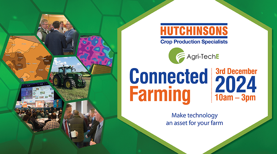 💸Do you want to increase profit on your farm? 
⌚Are you looking for ways to save time in your day-to-day business?

Then our free conference is for you! 

Hutchinsons and AgriTech-E are proud to present Connected Farming!

🎟️Get your free tickets now: 
loom.ly/BnHEMyw
