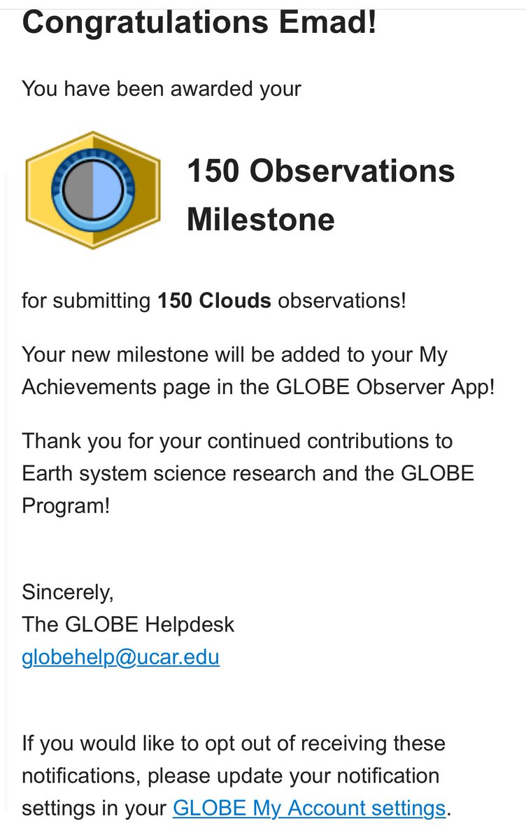 الإشادة بجهود فريق GLOBEالبيئي بمدرسة السلطان سعيد بن تيمور بعد إدخال مجموعة من البيانات في موقع البرنامج خلال الفترة الماضية 👏

<a href="/OmanGlobe58370/">GLOBE OMAN 🇴🇲</a>
