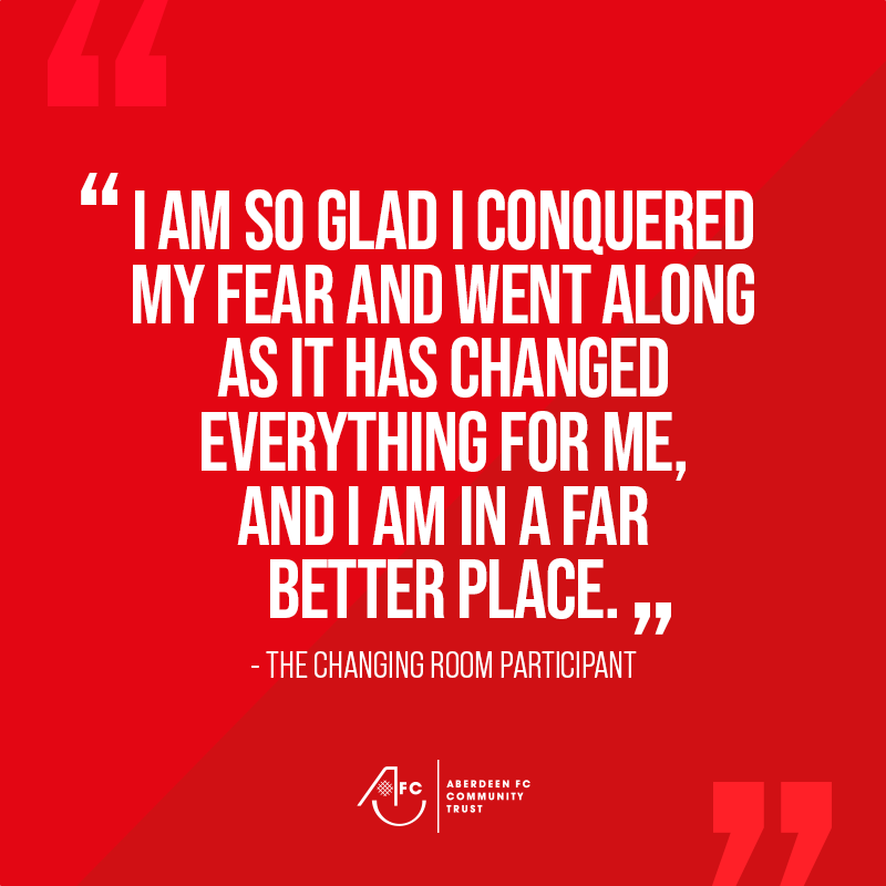 🔴 It is not too late to sign up for The Changing Room.

The project takes place in a safe, informal, and non-judgemental setting that targets men in their middle years (aged 30-64) and works to help guys better self-manage their own mental health and support one another, as part