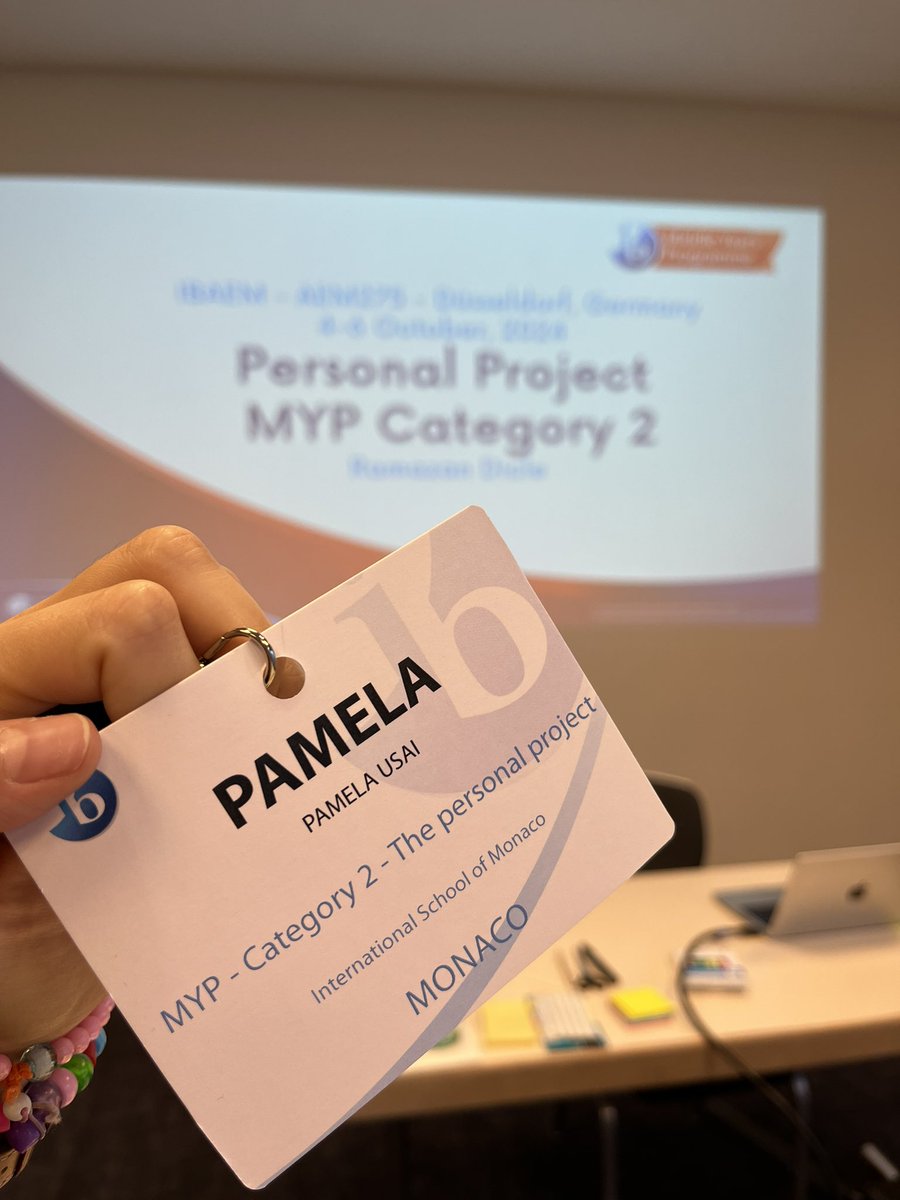 Pamela_Usai's tweet image. Lifelong learning in progress with the MYP Personal Project! ๐ญ ๐ looking forward to better supporting our students @ISMonaco @ibmyp #IBPD
