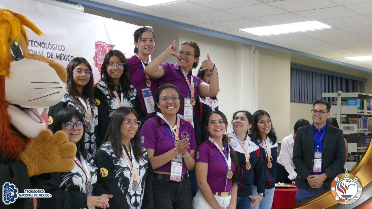 #TecNMDeportes
Tras una larga jornada de participación en la disciplina de ajedrez durante el LXVI Evento Nacional Deportivo del #TecNM, en el Tecnológico de Ciudad Juárez, Cd. Cuauhtémoc se corona bicampeón nacional en ajedrez por equipo femenil.