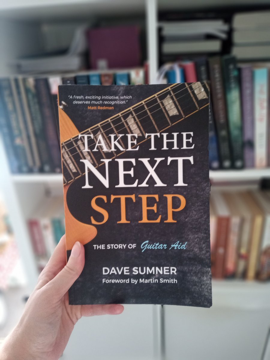 I'm currently reading "Take the Next Step: The story of Guitar Aid" by Dave Sumner. Guitar Aid gives away guitars to help resource worship teams across the world. 
#currentlyreading #christiannonfiction #christianbooks #christianmissions