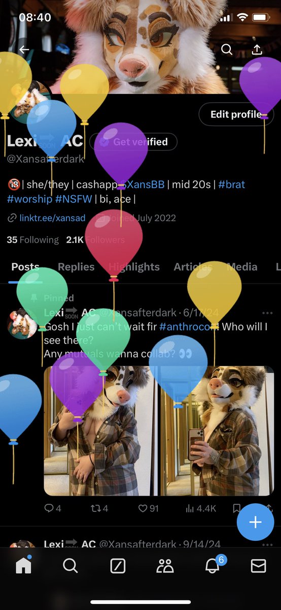 Xansafterdark's tweet photo. Wow it’s my birthday 🥳 https://t.co/v3hOO9GGNf