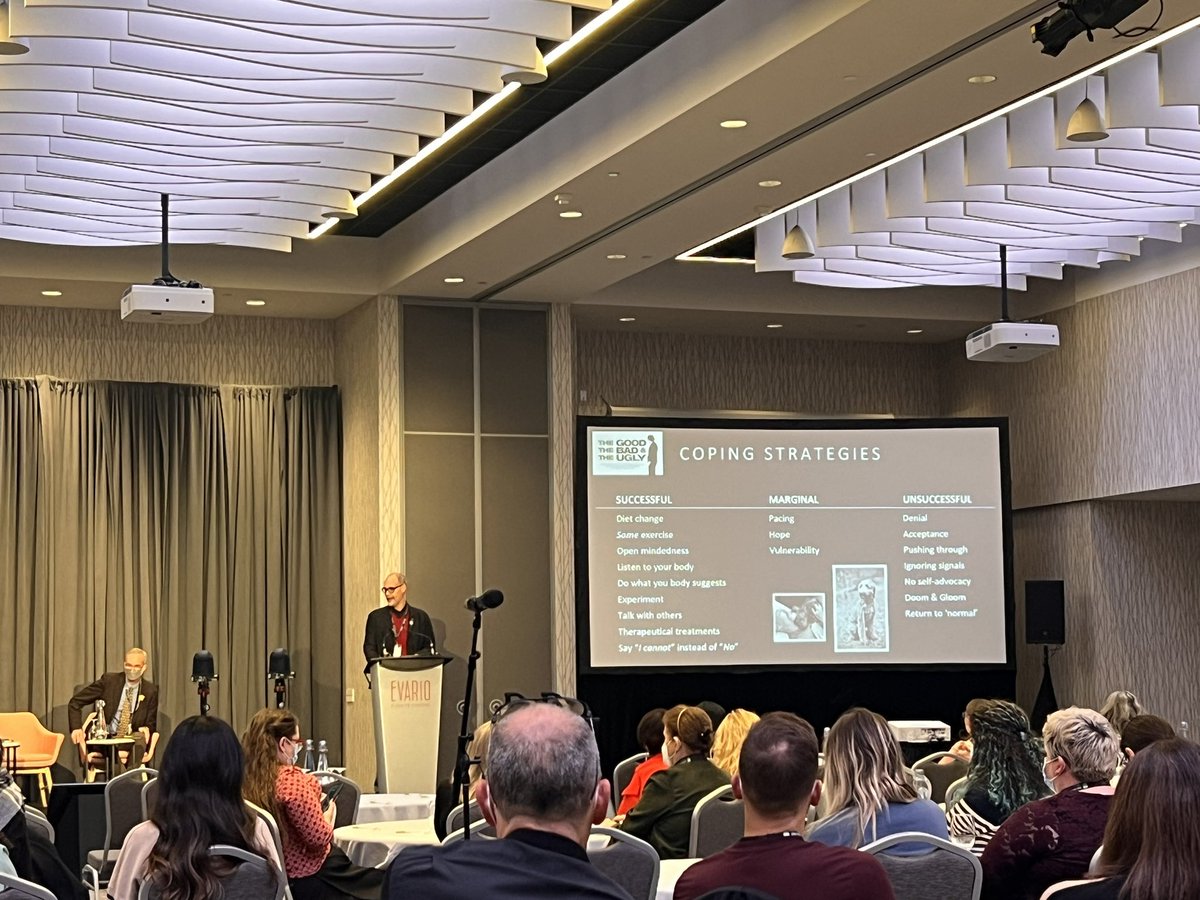 A deeply moving keynote by John Nychka at the #LCWsymposium about his #LongCOVID journey.