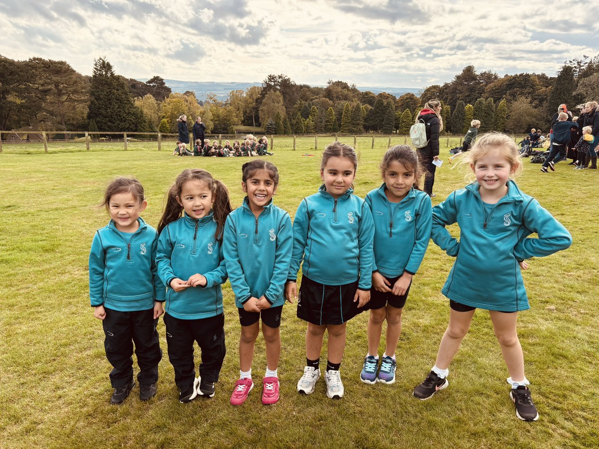 NHSGsport's tweet photo. Super proud of our girls who ran Cross Country today. Well done Zara in Year 3 for taking home the silver medal. Thank you @mowden_hall for hosting a lovely event https://t.co/Nh79lcbHwX