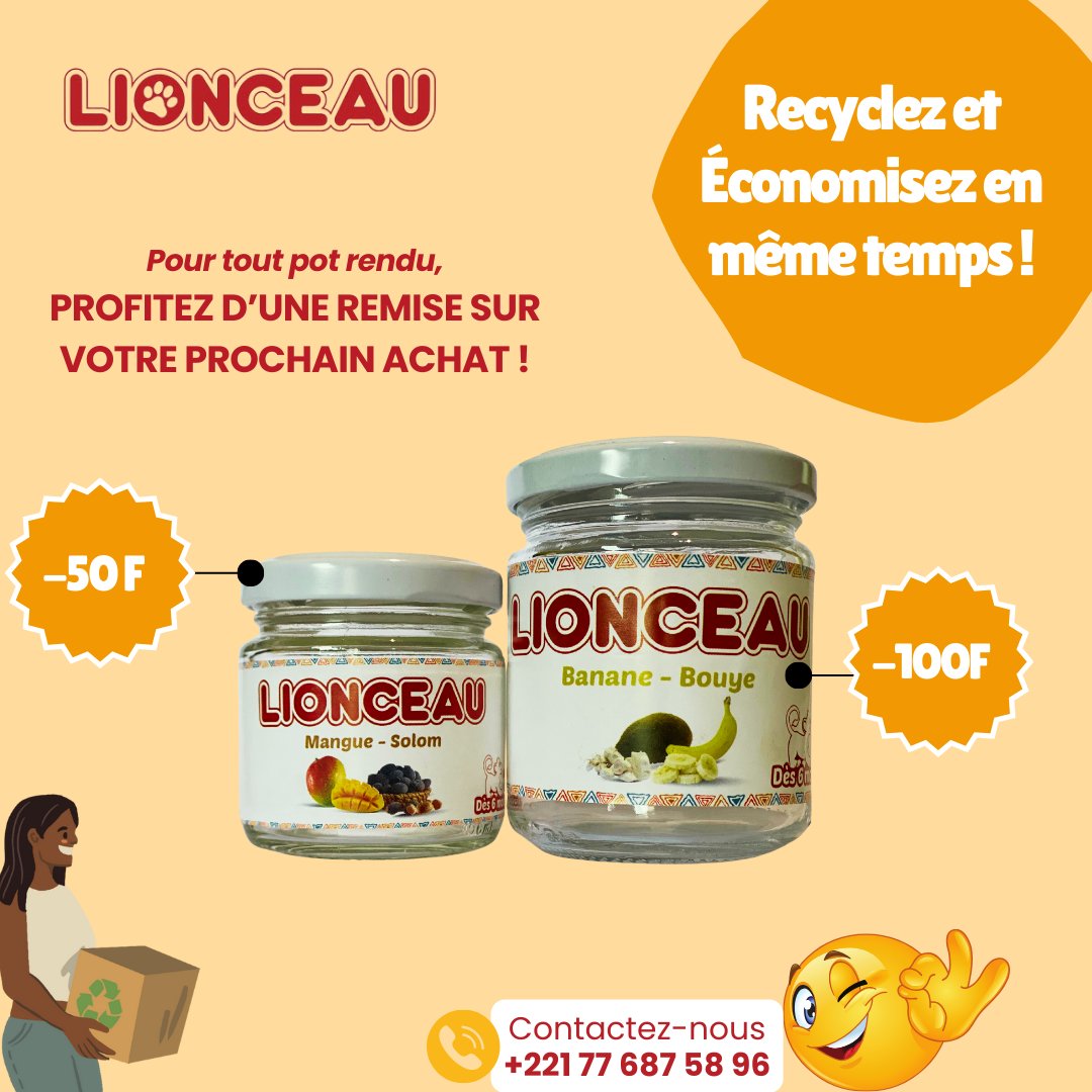 ✨ Abonnez-vous et profitez d'une livraison gratuite chaque mois de produits spécialement conçus pour votre bébé ! 💖
 Offrez à votre petit trésor le meilleur tout en vous simplifiant la vie. Ne manquez pas cette super offre !

- - - - - - - - - - - - - 

📱 : +221 77 687 58 96
