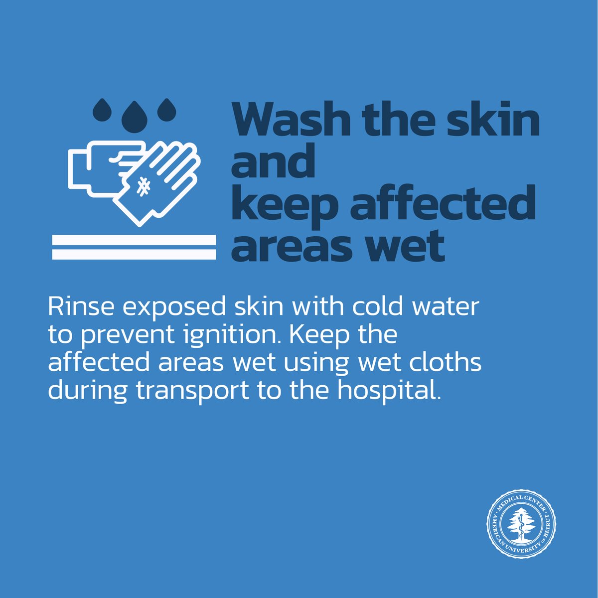 First Aid Procedures for White Phosphorus. #WhitePhosphorus #phosphorus (1/2)