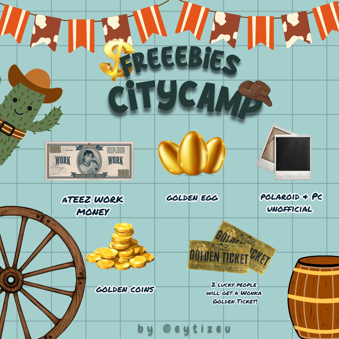 eytizeu's tweet photo. ────୨ৎ────
FREEBIES CITYCAMP FOR ATINY 
by @eytizeu ✮⋆˙

• detail on pict 
• find me at venue! clue: aku bakal pake outfit seonghwa di MV Work

────୨ৎ──── https://t.co/HW1baV5n7d
