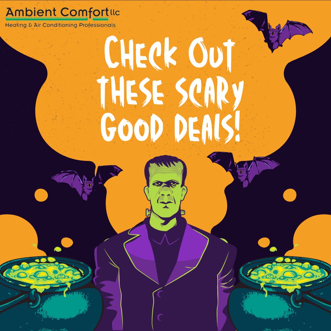 AmbientComfort's tweet photo. Don't miss these scary good deals! 🕷️👻

Check out our October promotions and save ➡️ https://t.co/kd36rL5vTK https://t.co/7qKXycusyZ