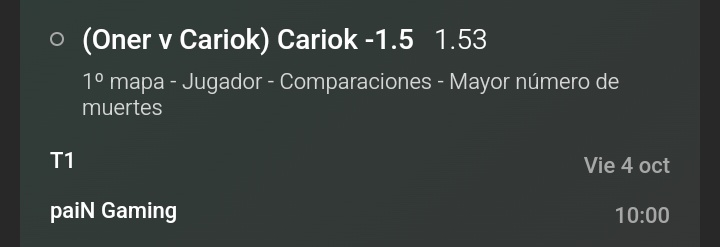 2/2
Seguimos con esto. Confiando en T1