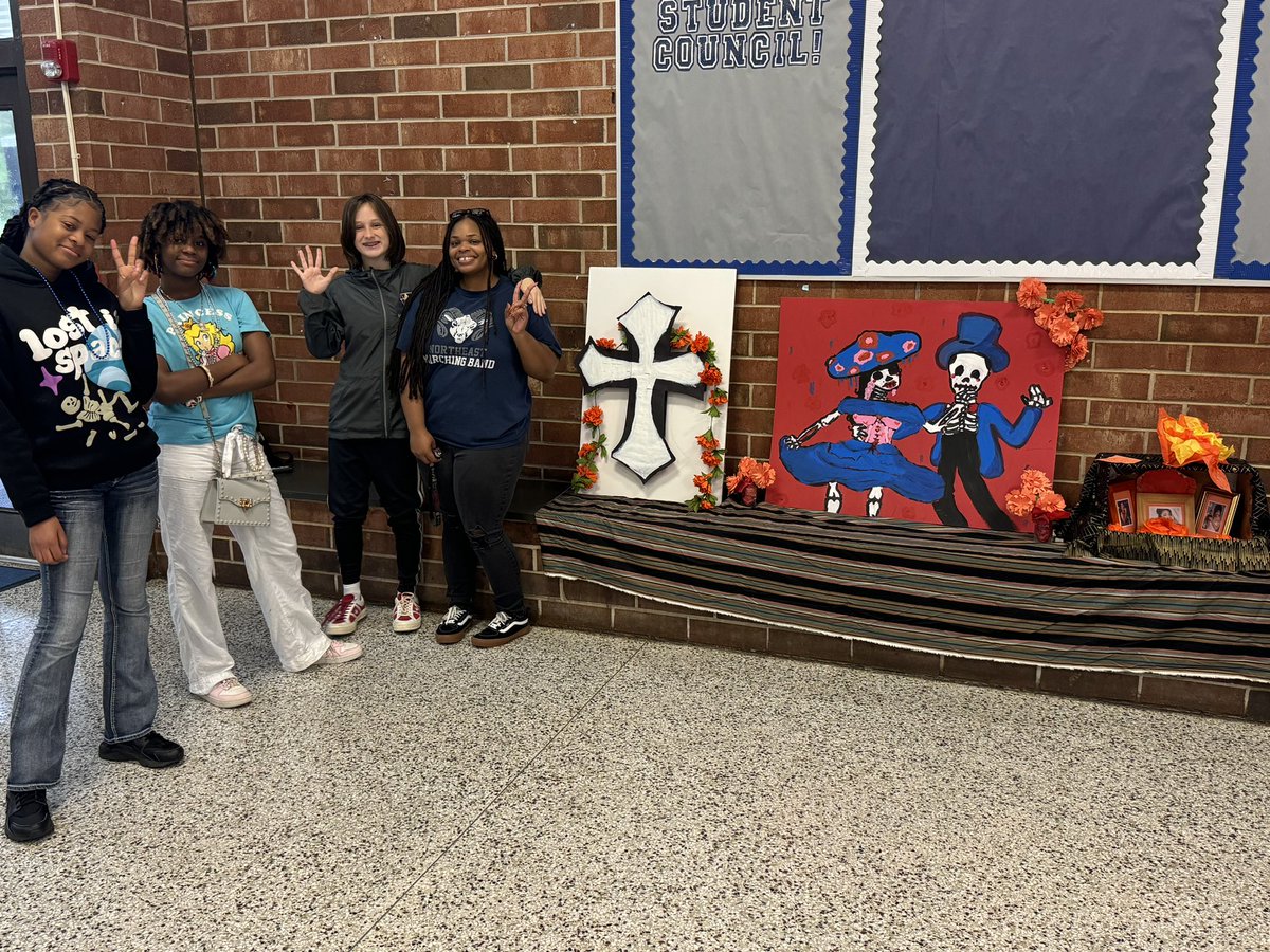 Celebrating Hispanic Heritage Month at Northeast. Capable of “NE” thing on this side of Guilford.