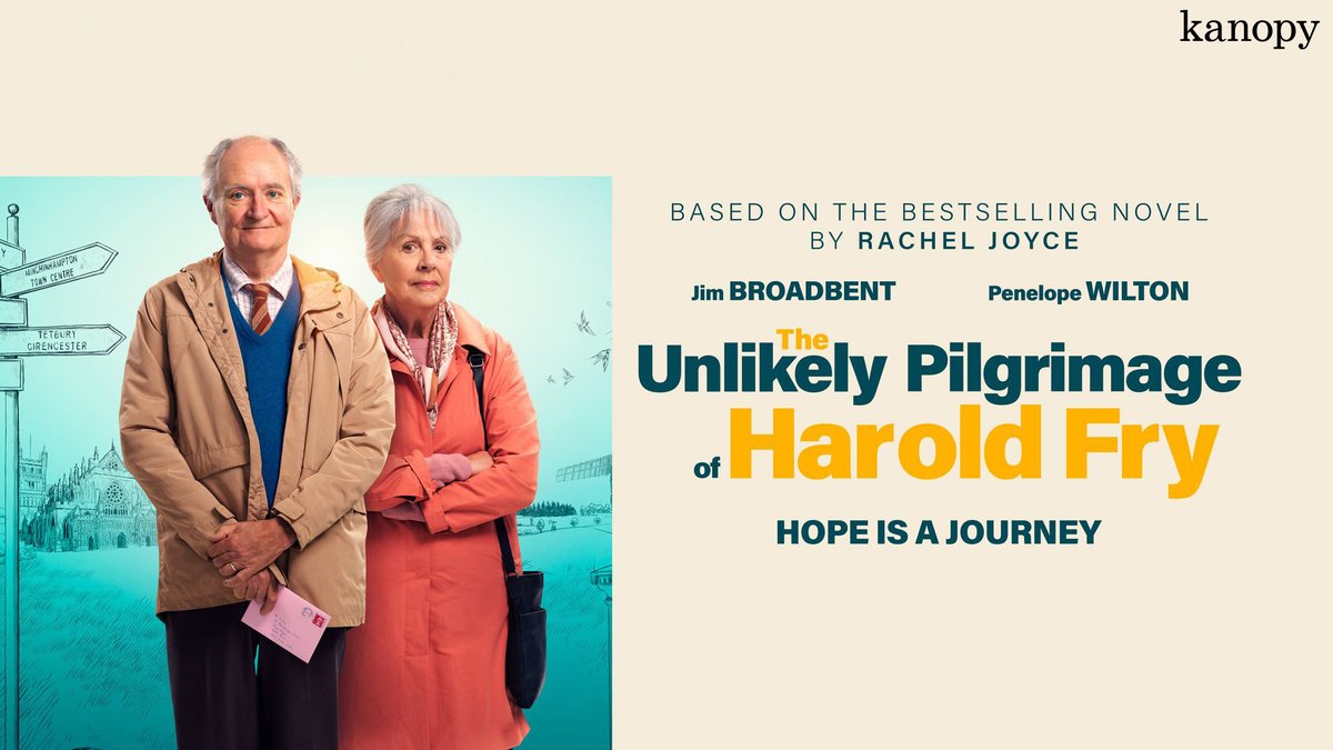 New to Kanopy!

THE UNLIKELY PILGRIMAGE OF HAROLD FRY (2023) A man (#JimBroadbent) who has passed through life, living on the side lines, goes to post a letter to a sick friend and keeps walking. kanopy.com/product/unlike… 

#filmsthatmatter 

<a href="/QuiverDistrib/">QuiverDistribution</a> 

Available: 🇺🇸